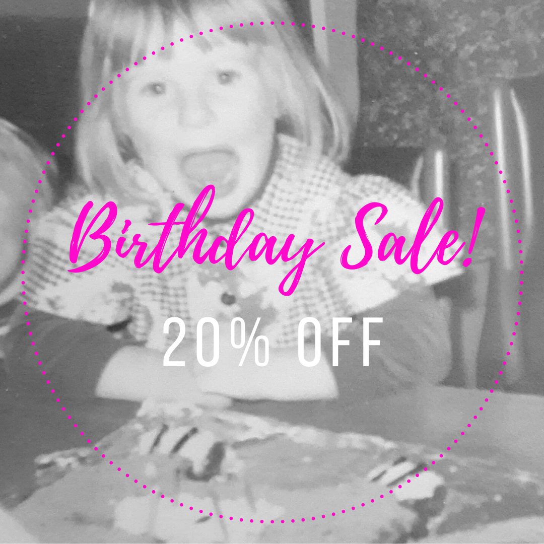 20 off birthday sale! Threefold Designs