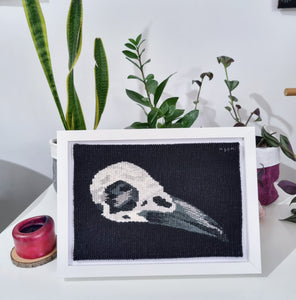 Crow Skull tapestry