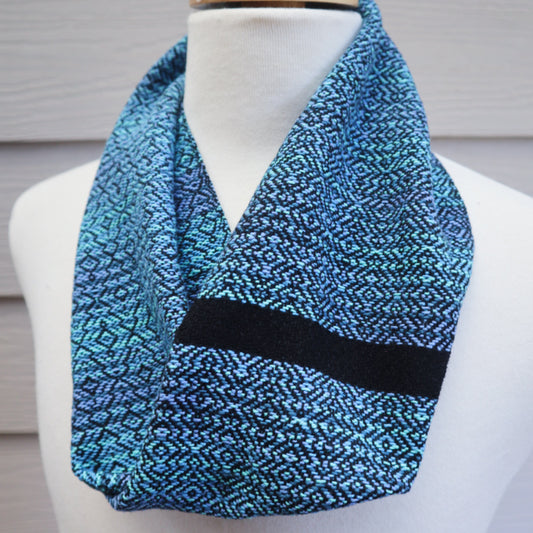 Handwoven Blue Fairy Bread Cravat