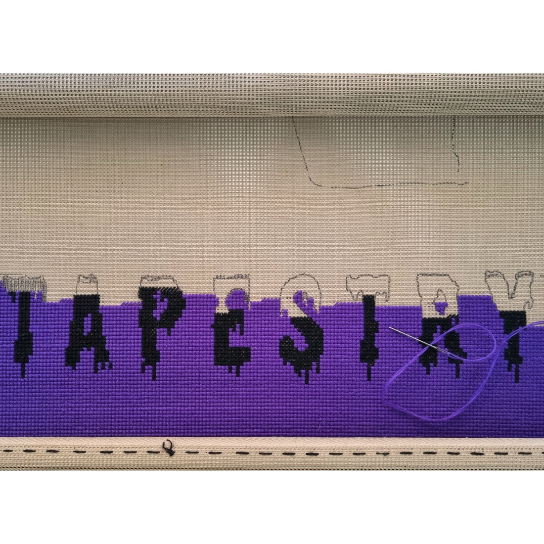 Cross stitching .... !