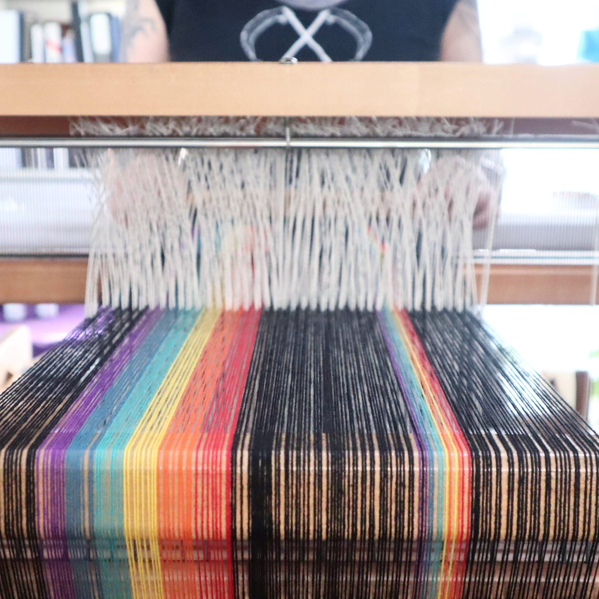 Handwoven Cotton Scarf - LGBTQIA+ - Threefold Designs