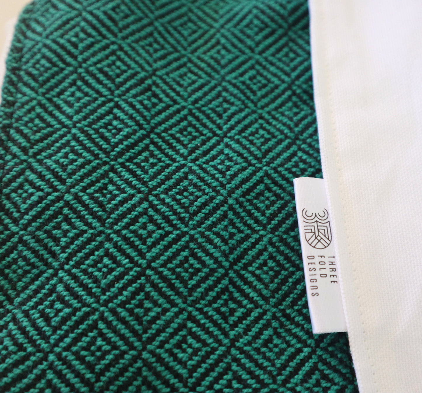 Fabric Plant Holder - Emerald - Threefold Designs