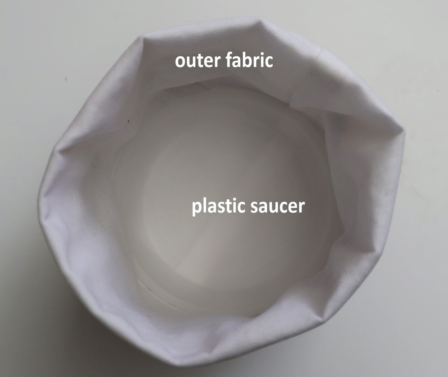 Fabric Plant Holder - Pink - Threefold Designs