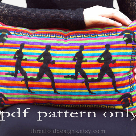 Cross Stitch PDF Pattern - Spartans - Threefold Designs