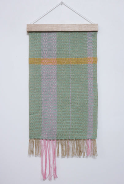 Handwoven Wall Hanging - Vintage Weave Sage Green