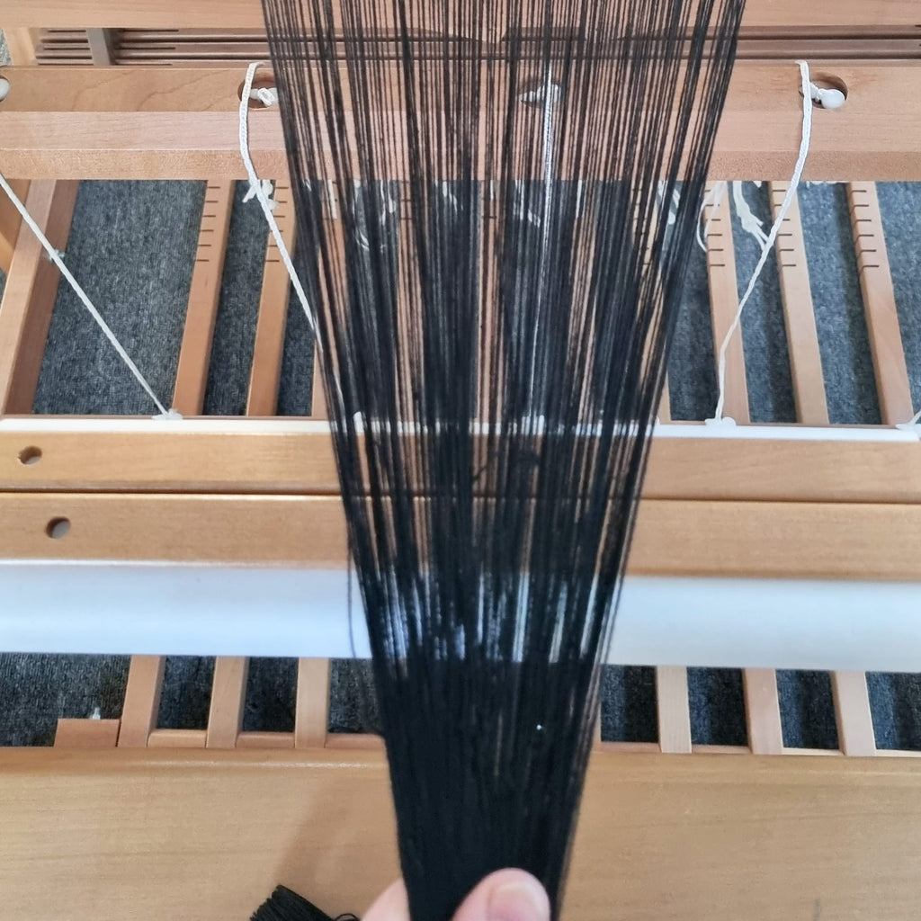 Warping up the loom