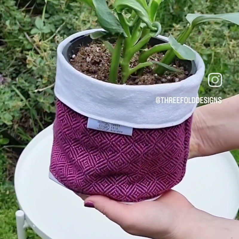 How my fabric Plant Holders work!