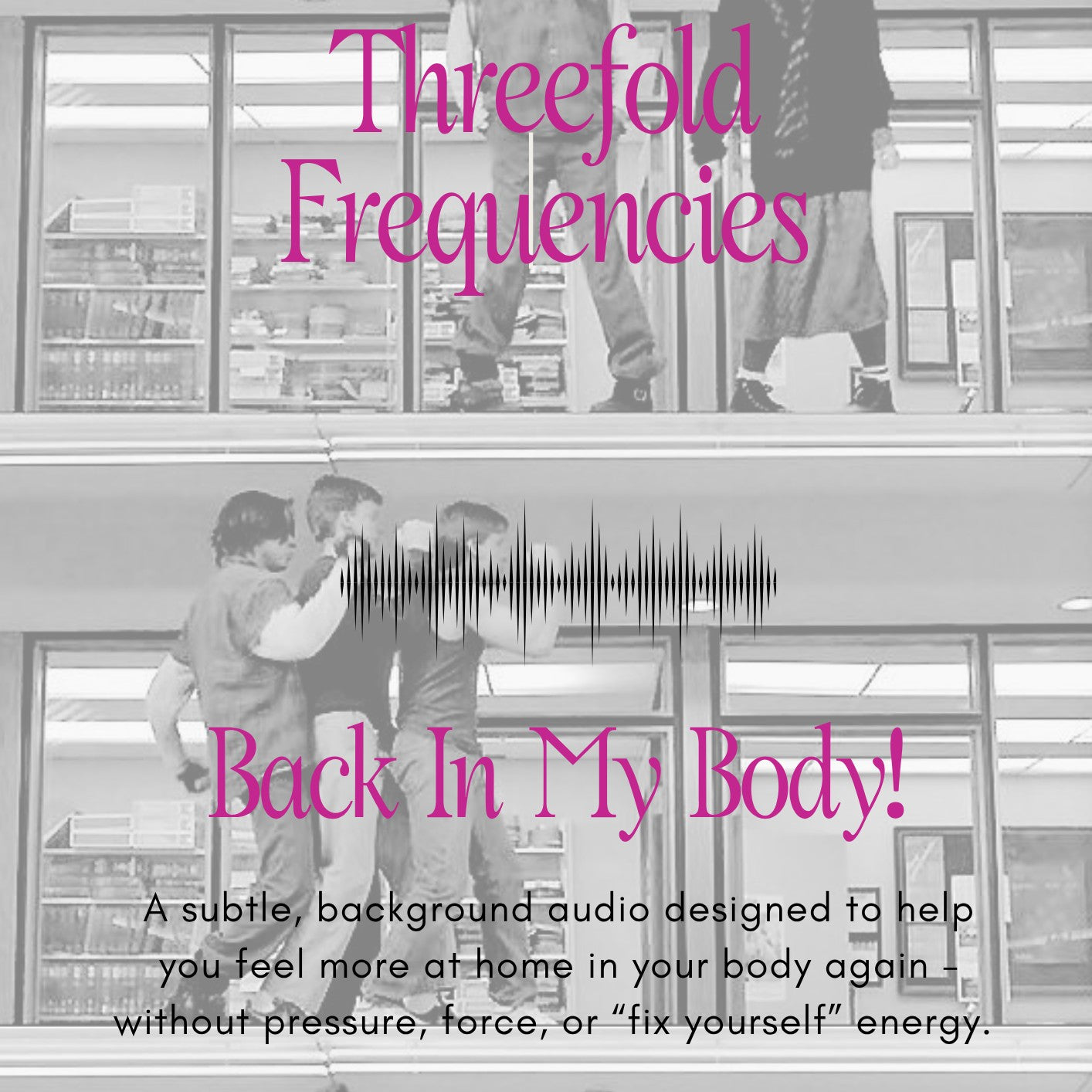 Subliminal audio of health affirmations to feel your best self - using a screenshot from the Breakfast Club of the kids dancing and feeling good!