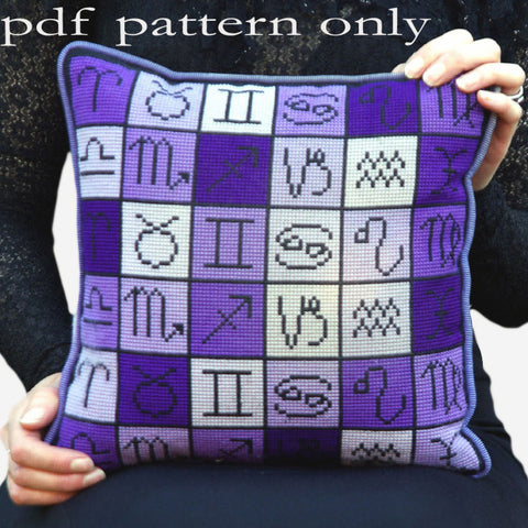 Cross Stitch PDF Pattern - Astrology