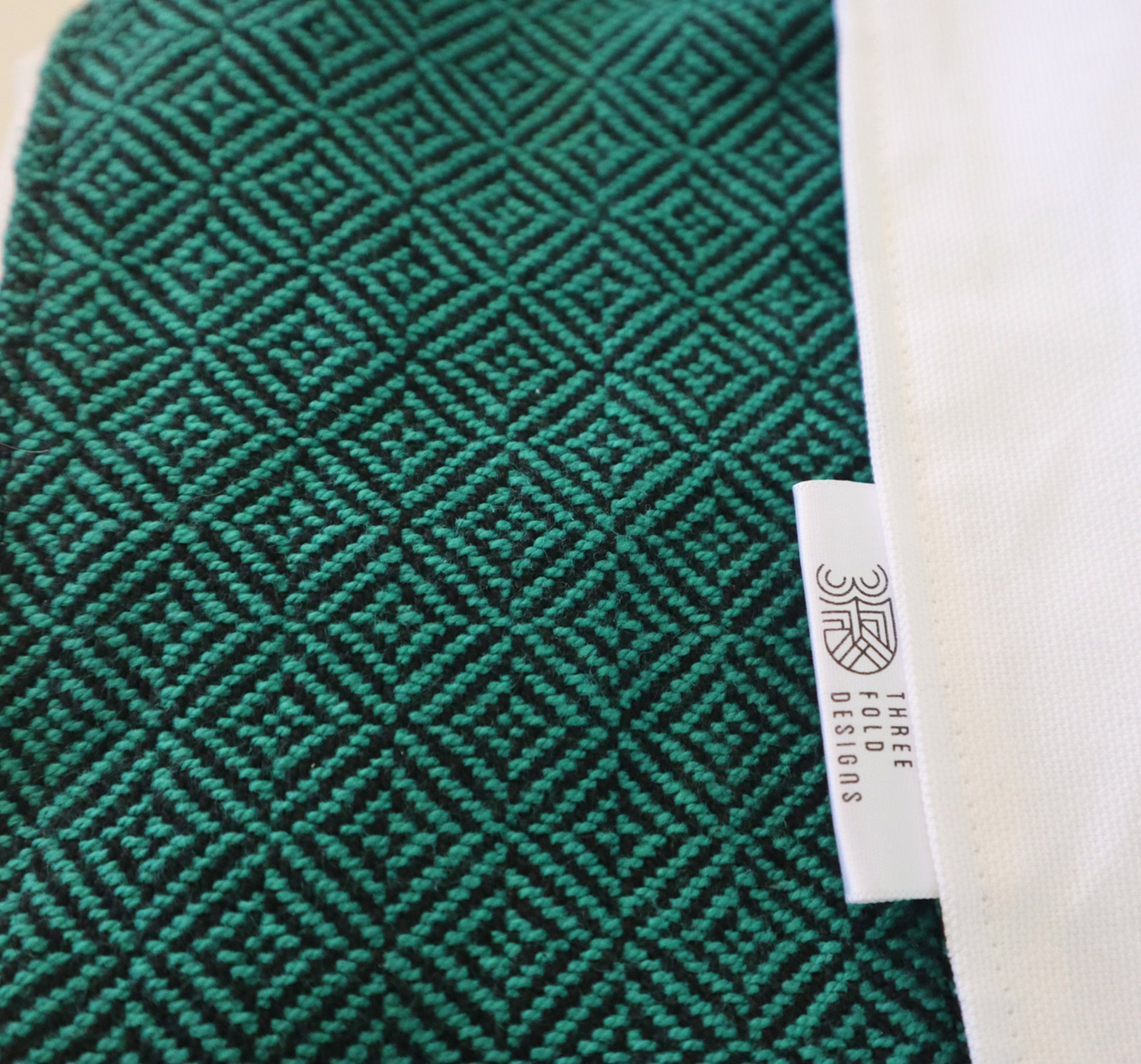 Fabric Plant Holder - Emerald - Threefold Designs