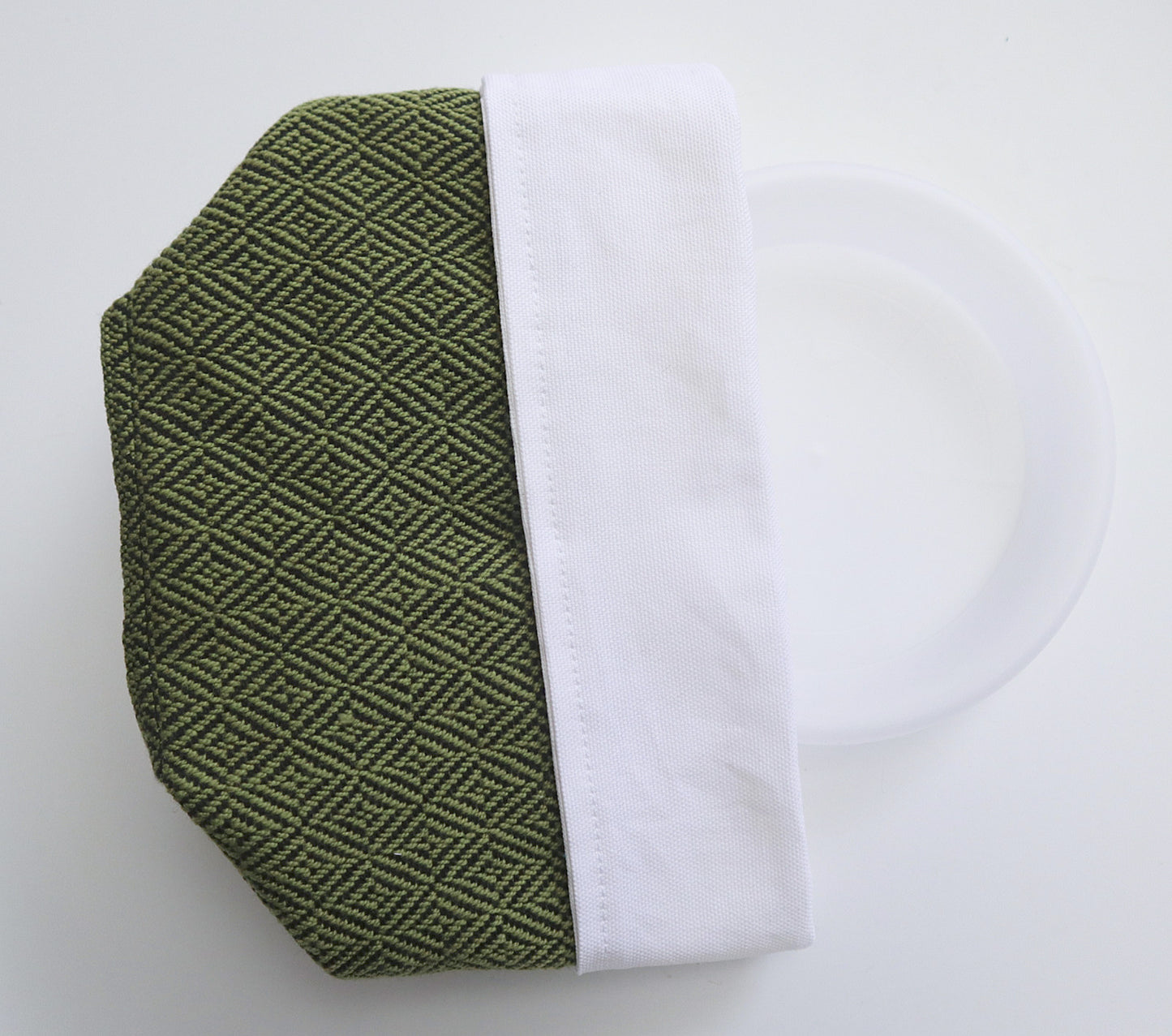 Fabric Plant Holder - Olive Green - Threefold Designs