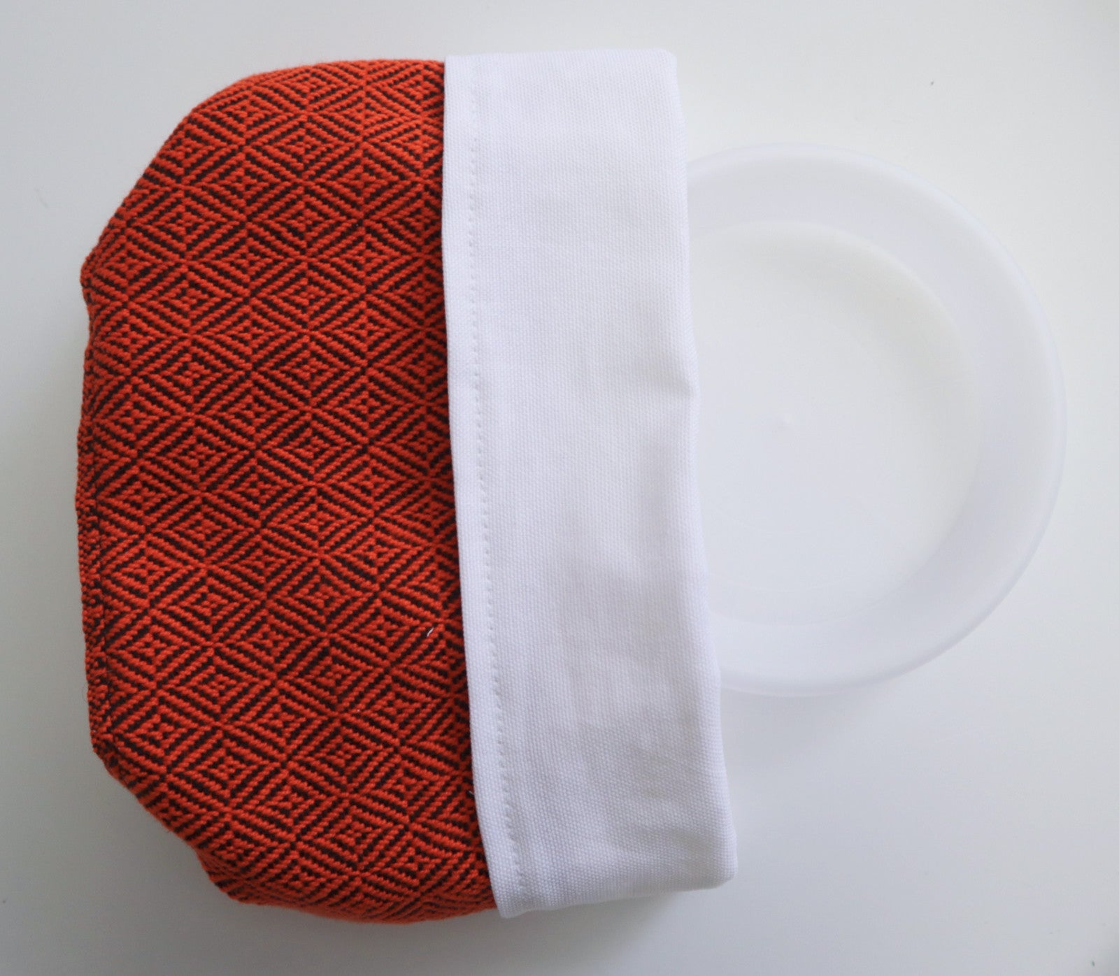 Fabric Plant Holder - Tangerine - Threefold Designs