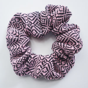 Handwoven Hair Scrunchie - Dusty Pink