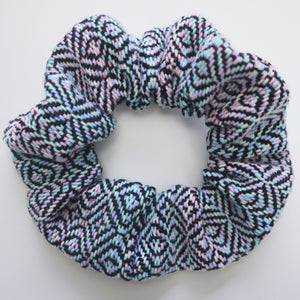 Handwoven Hair Scrunchie - Unicorn Fairy Bread