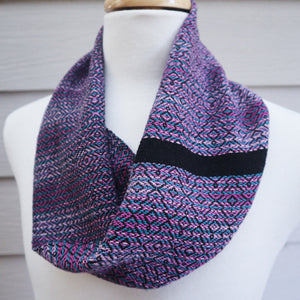 Handwoven Scarf - Cravat - Pink Fairy Bread - Threefold Designs