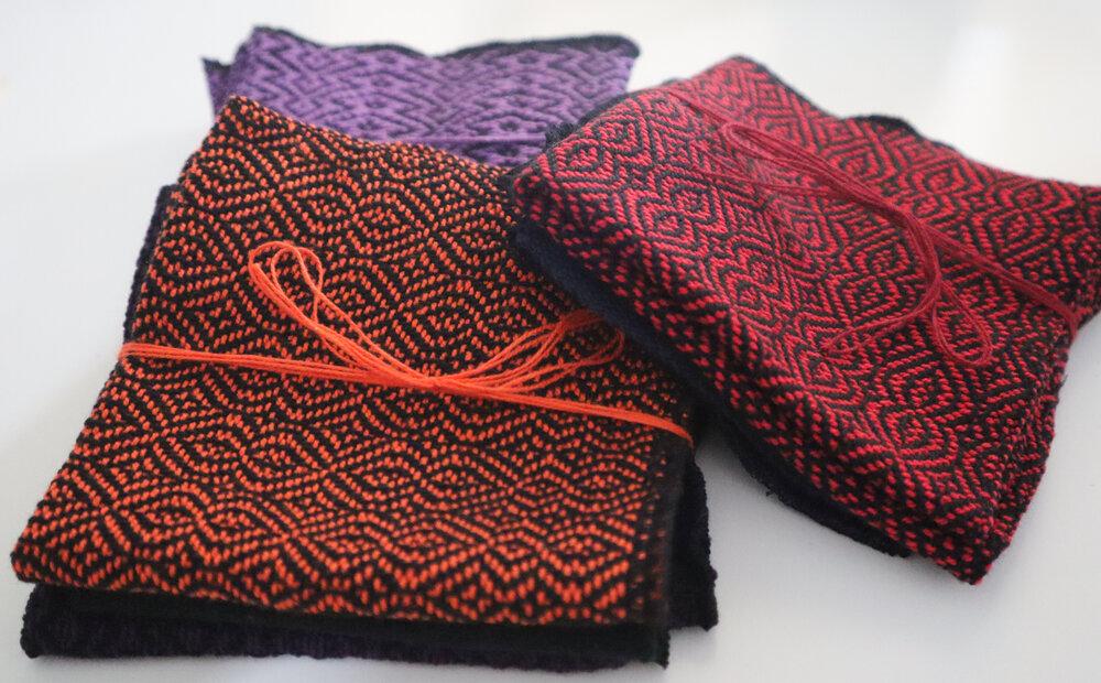 Dish Cloths - pack of 3, various colours - Threefold Designs