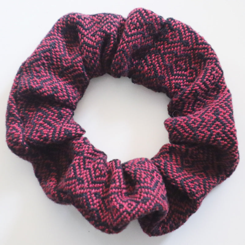 Handwoven Hair Scrunchies - Threefold Designs