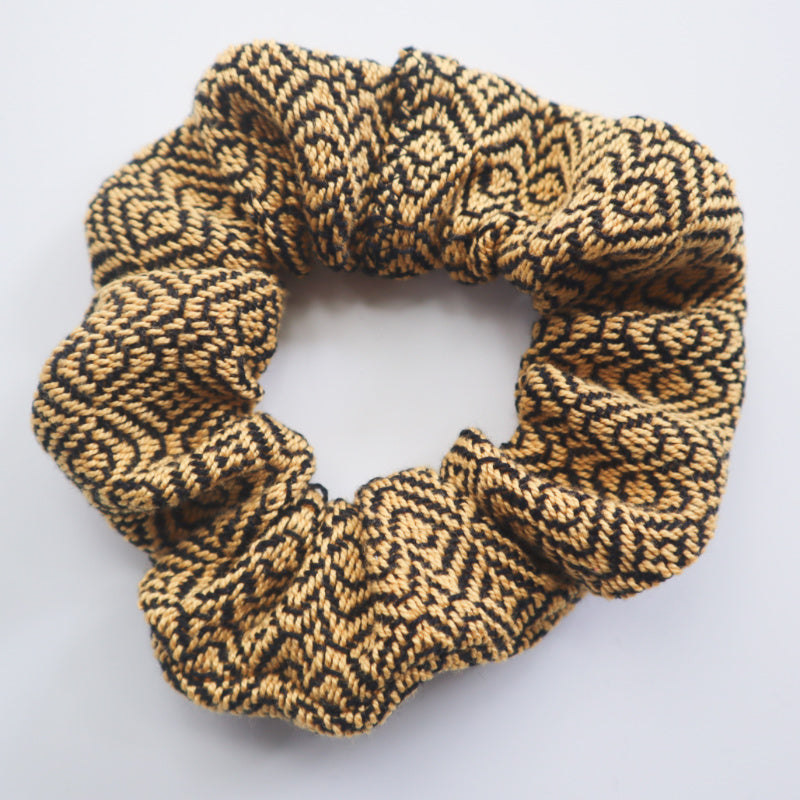 Handwoven Hair Scrunchies - Threefold Designs