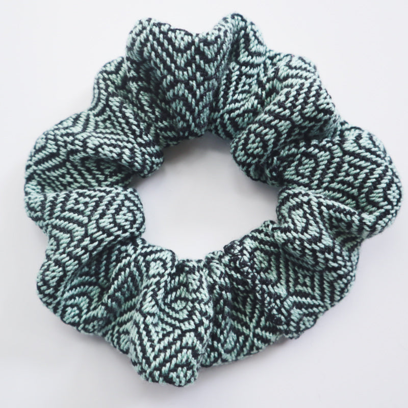 Handwoven Hair Scrunchies - Threefold Designs