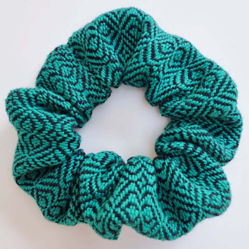 Handwoven Hair Scrunchies - Threefold Designs