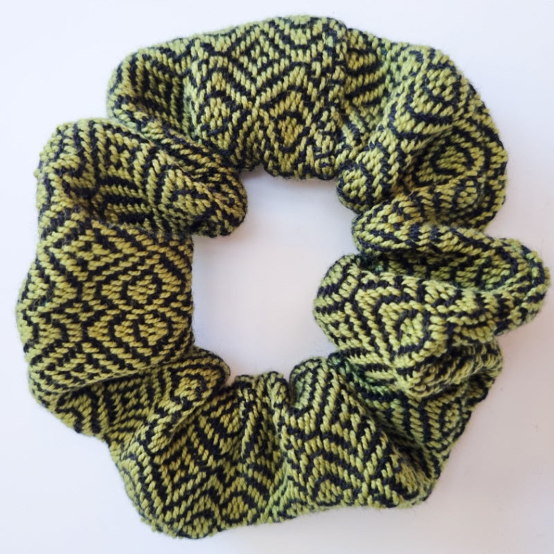 Handwoven Hair Scrunchies - Threefold Designs