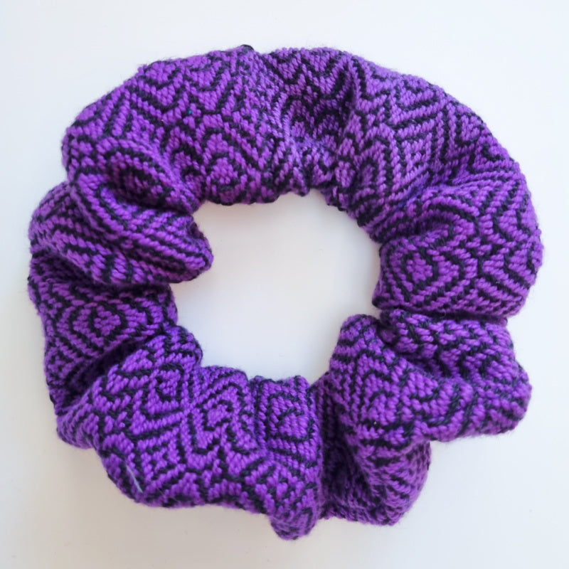 Handwoven Hair Scrunchies - Threefold Designs