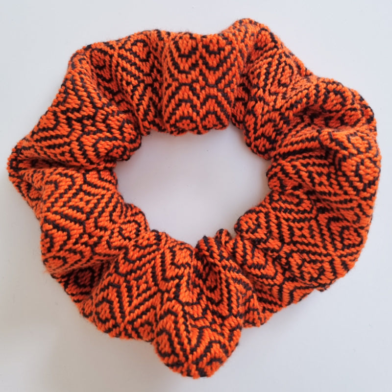Handwoven Hair Scrunchies - Threefold Designs