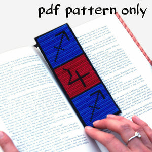 Cross Stitch PDF Pattern - Sagittarius Bookmark