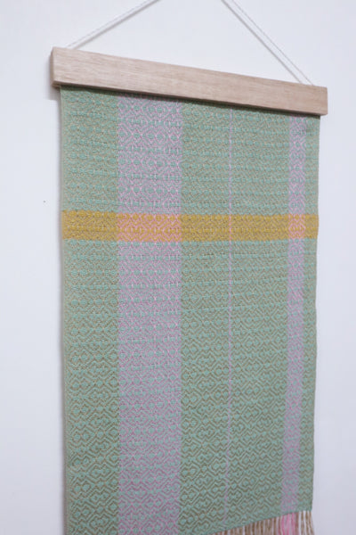 Handwoven Wall Hanging - Vintage Weave Sage Green
